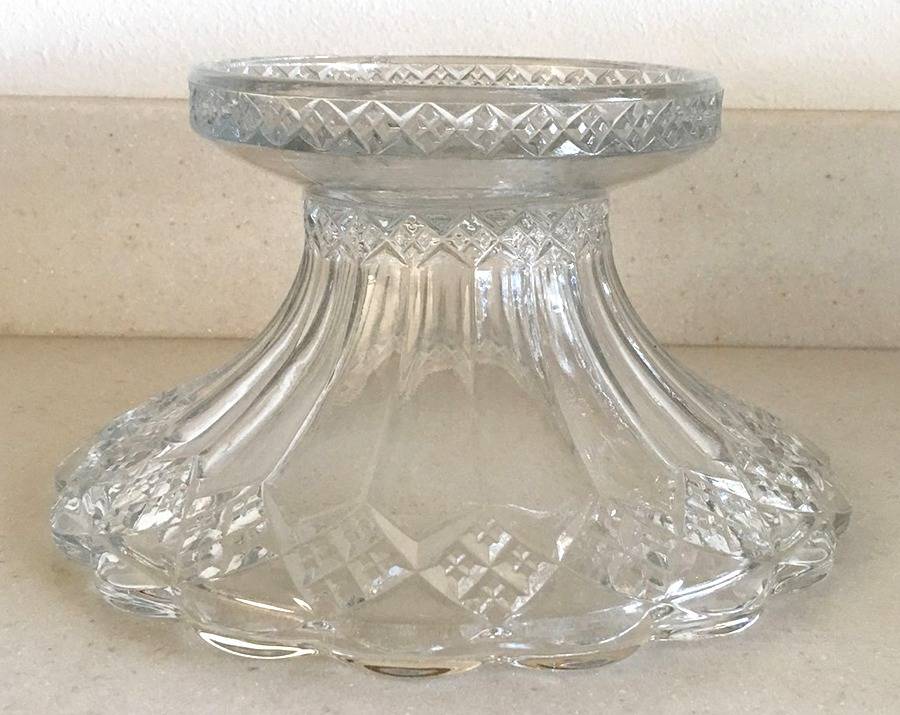 Three In One Clear Punch Bowl Stand by Imperial Glass-Ohio-1
