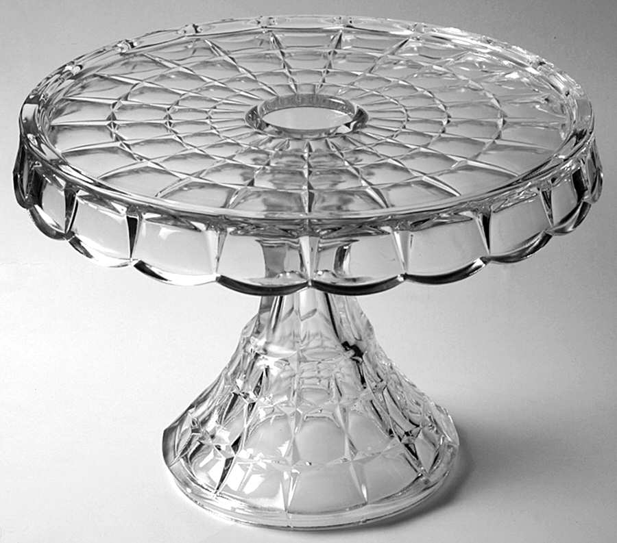 Constellation Clear Round Cake Stand by Indiana Glass-1