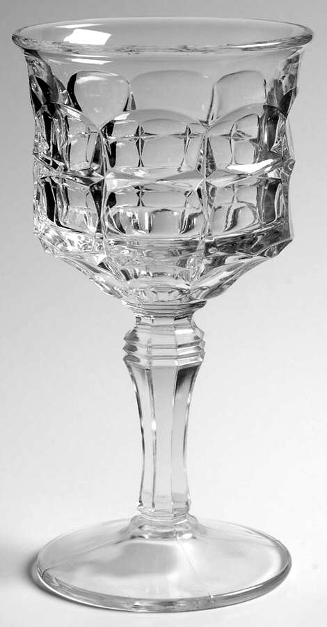 Constellation Clear Water Goblet by Indiana Glass-1