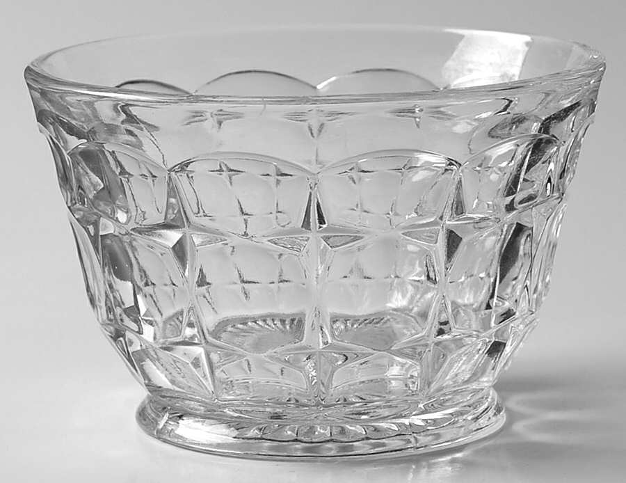 Constellation Clear Mayonnaise Bowl, Bowl Only by Indiana Glass-1