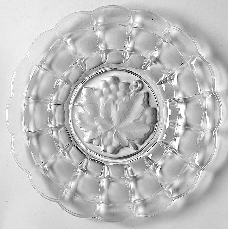 Constellation Grape Frosted Salad Plate by Indiana Glass-1