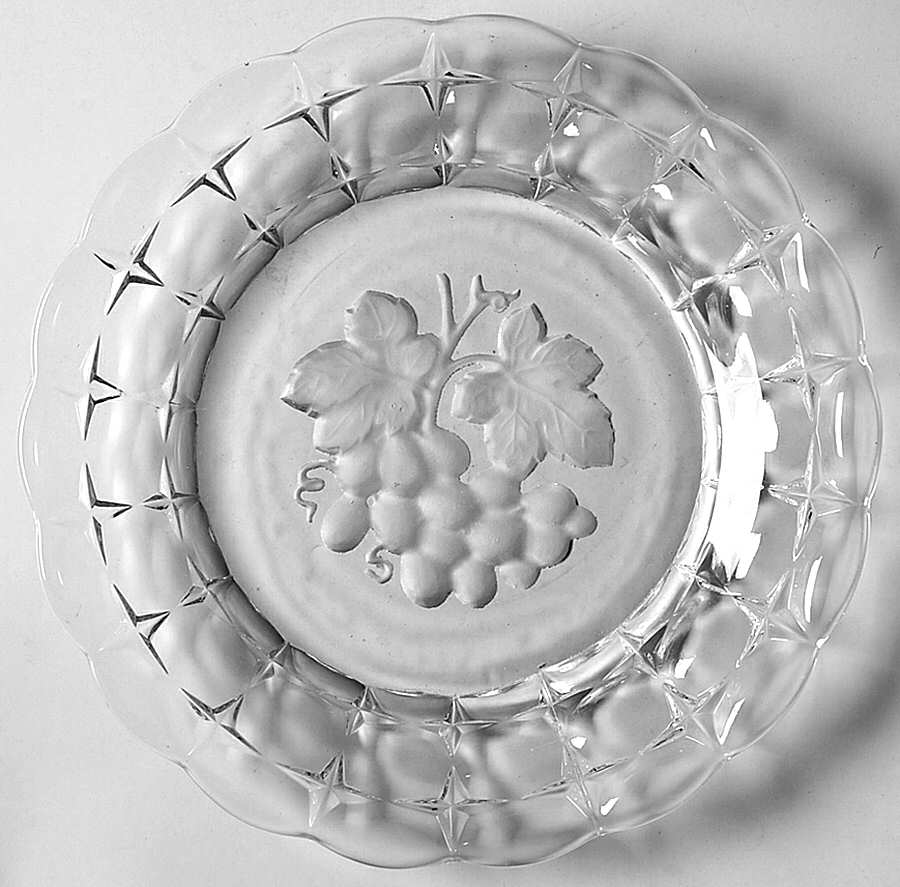 Constellation Grape Frosted 7" Salad Plate by Indiana Glass-1