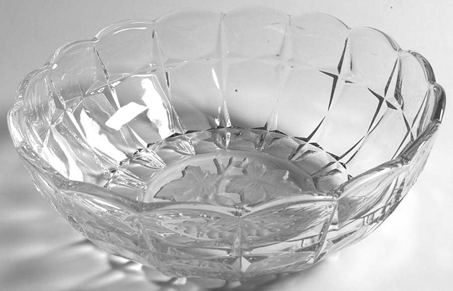 Constellation Grape Frosted Salad Bowl by Indiana Glass-1