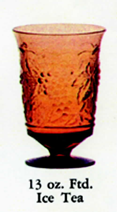 Concord Amber Iced Tea by Imperial Glass-Ohio-1