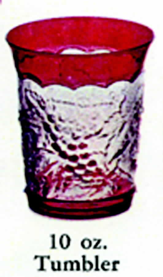 Crowned Concord 10 Oz Flat Tumbler by Imperial Glass-Ohio-1