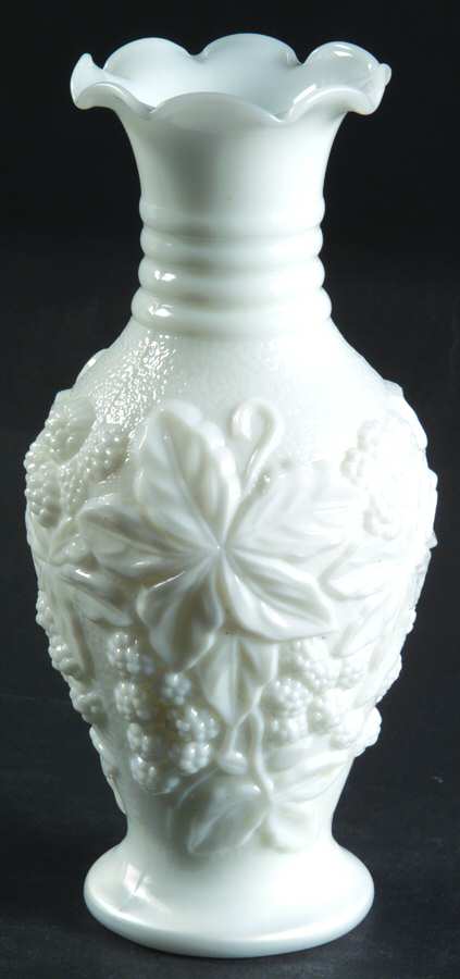 Loganberry Milkglass 6" Flower Vase by Imperial Glass-Ohio-1