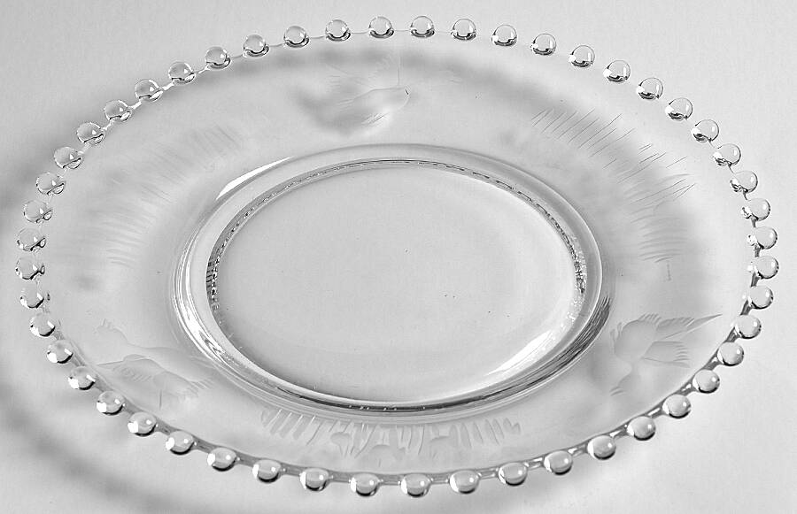 Mallard 8" Salad Plate by Imperial Glass-Ohio-1