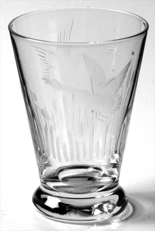 Mallard 4 Oz Flat Tumbler by Imperial Glass-Ohio-1