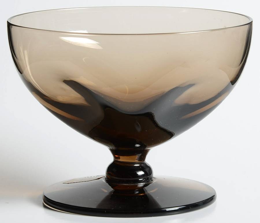 Dawn Nut Brown Champagne/Tall Sherbet by Imperial Glass-Ohio-1