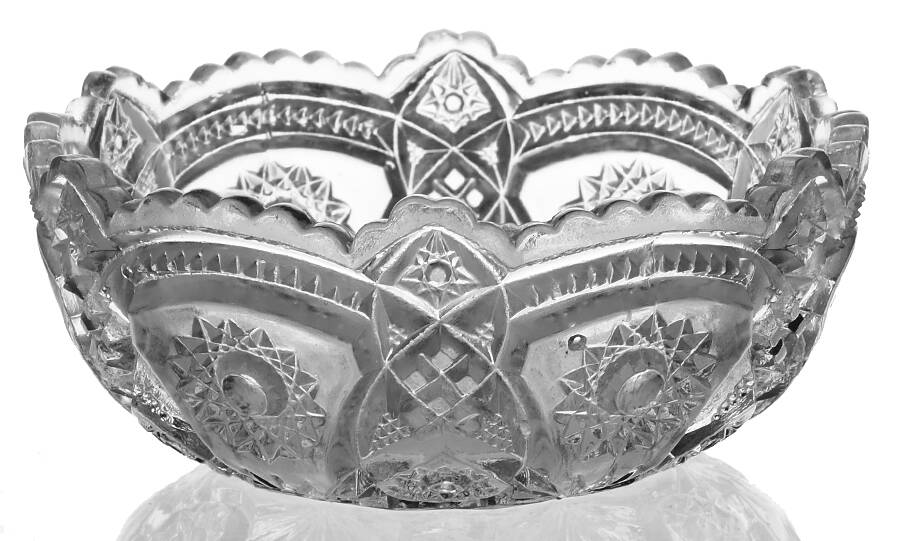 Fashion Clear Small Fruit Dessert Bowl by Imperial Glass-Ohio-1