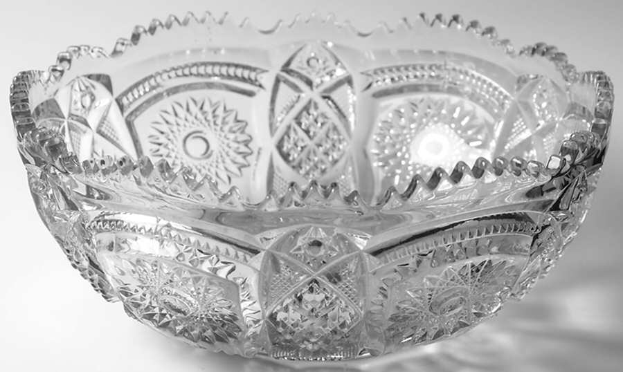 Fashion Clear 10" Round Bowl by Imperial Glass-Ohio-1