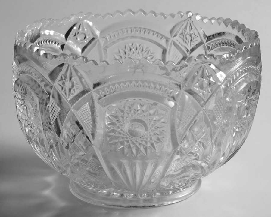 Fashion Clear 6" Round Bowl by Imperial Glass-Ohio-1