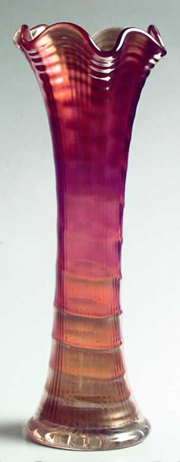 Ripple Marigold Bud Vase by Imperial Glass-Ohio-1