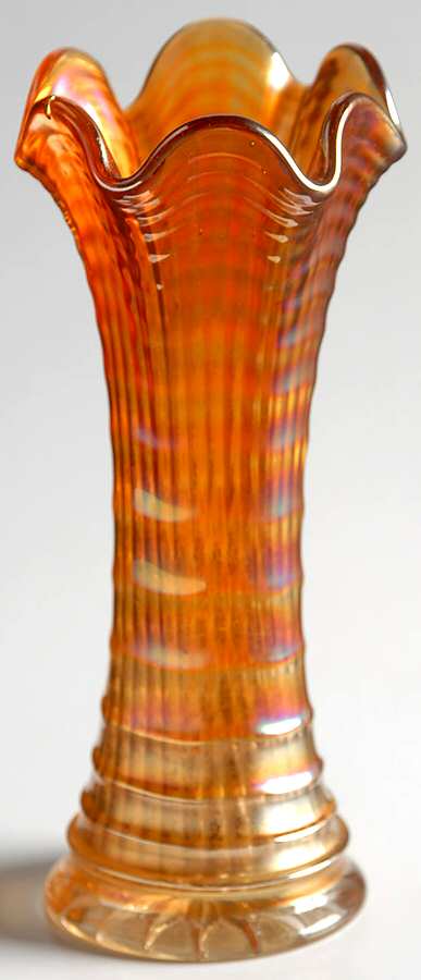 Ripple Marigold 6" Flower Vase by Imperial Glass-Ohio-1