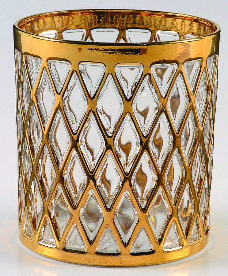 Sekai Ichi Gold Old Fashioned by Imperial Glass-Ohio-1