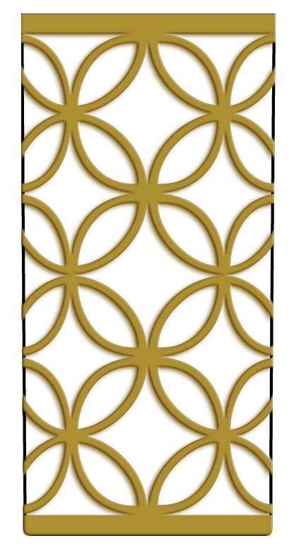 Sortijas de Oro Gold Flat Tumbler by Imperial Glass-Ohio-1