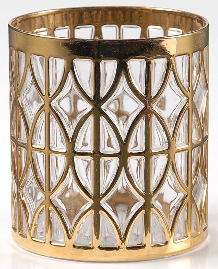 El Tabique de Oro Gold Old Fashioned by Imperial Glass-Ohio-1