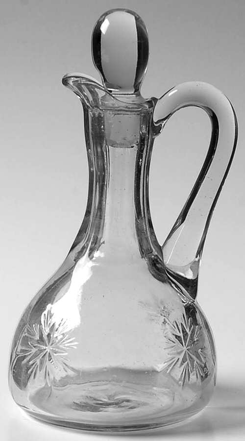Bethlehem Star Cruet & Stopper by Indiana Glass-1