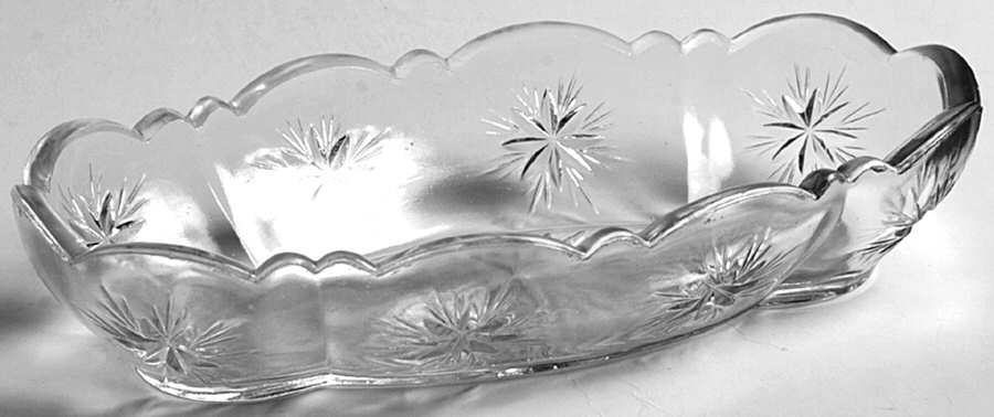 Bethlehem Star Pickle Dish by Indiana Glass-1