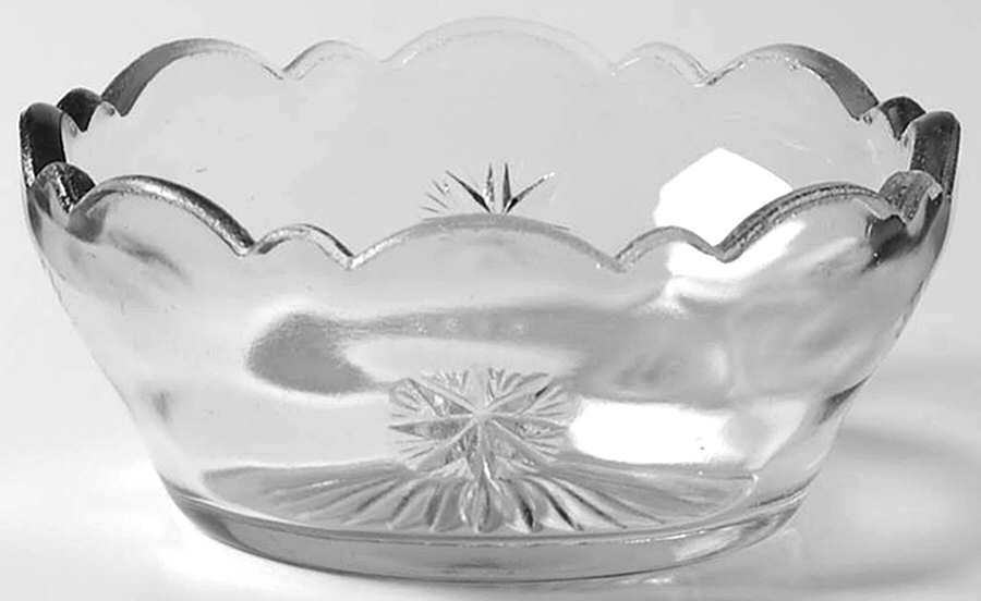 Bethlehem Star Small Fruit Dessert Bowl by Indiana Glass-1