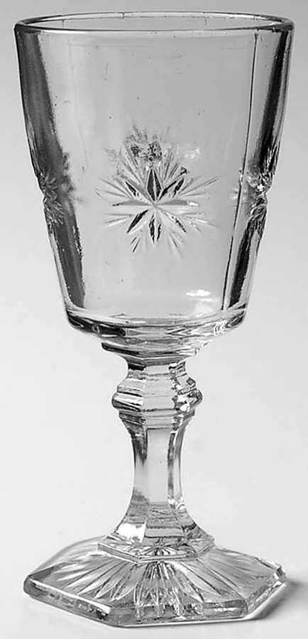 Bethlehem Star Wine Glass by Indiana Glass-1