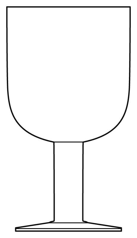 Encore Water Goblet by Import Assoc-1
