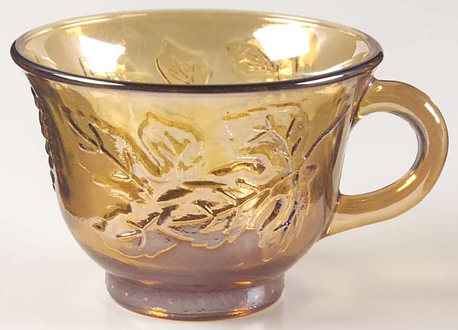 Princess Amber Carnival (Punch Set) Punch Cup by Indiana Glass-1