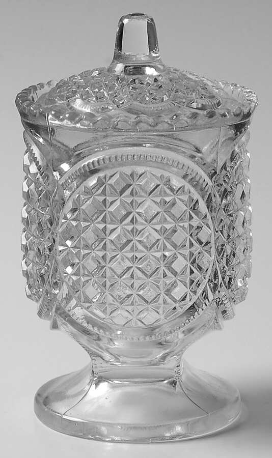 Austrian Sugar Bowl & Lid by Indiana Glass-1