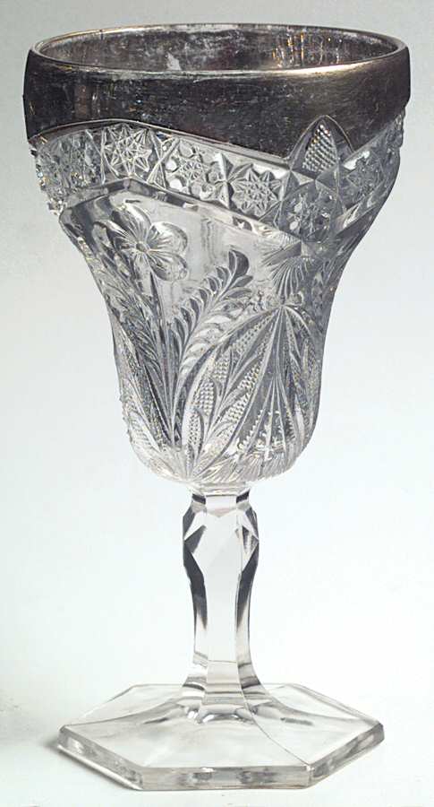 Gaelic Gold Water Goblet by Indiana Glass-1
