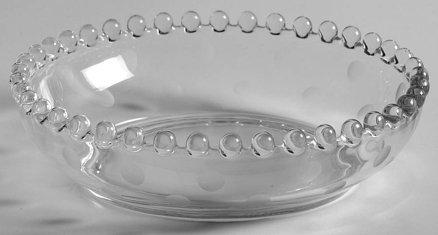 Dots Small Fruit Dessert Bowl by Imperial Glass-Ohio-1