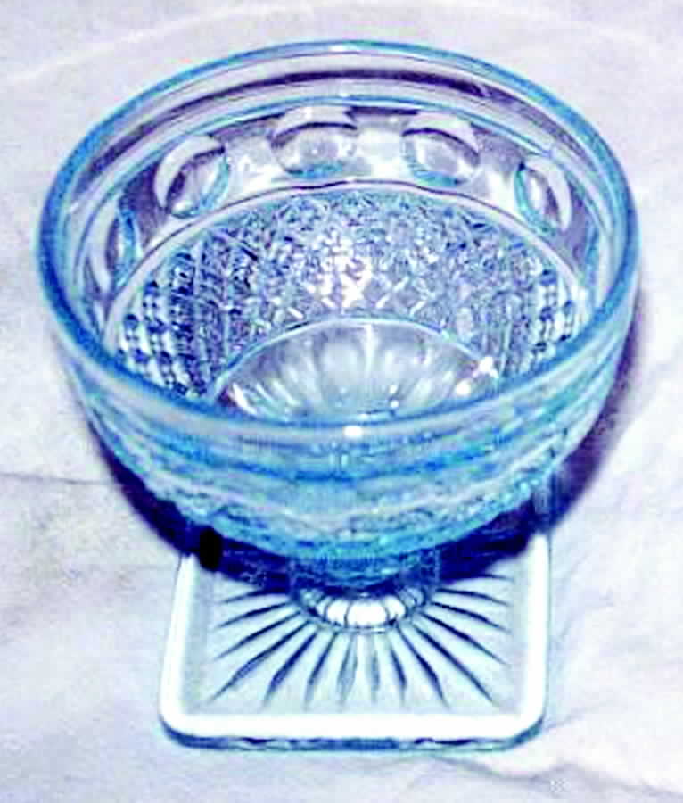 Tradition Light Blue Champagne/Tall Sherbet by Imperial Glass-Ohio-1