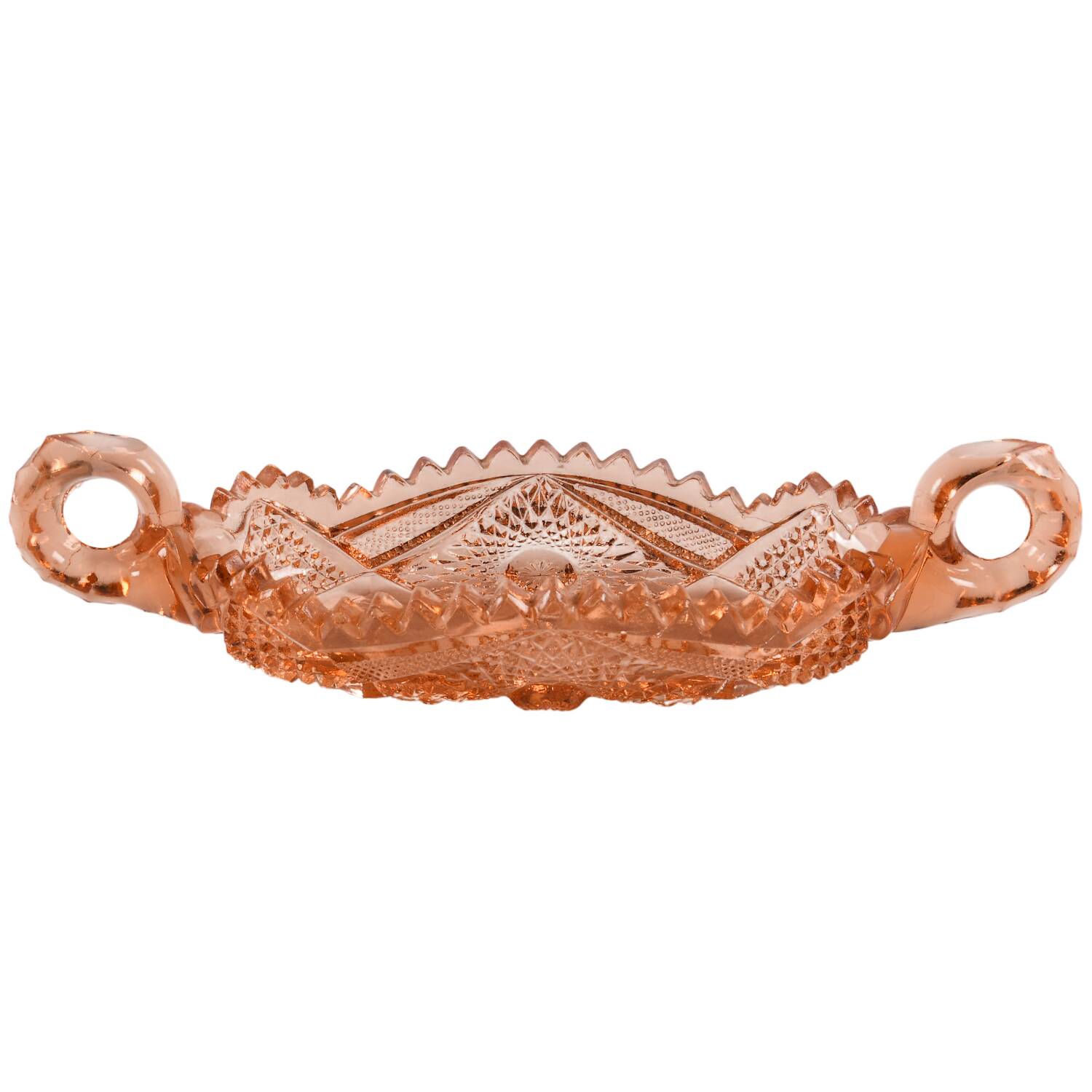 212 Pink Pickle Dish by Imperial Glass-Ohio-1