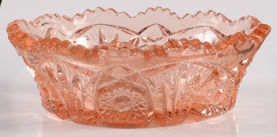 212 Pink Small Fruit Dessert Bowl by Imperial Glass-Ohio-1