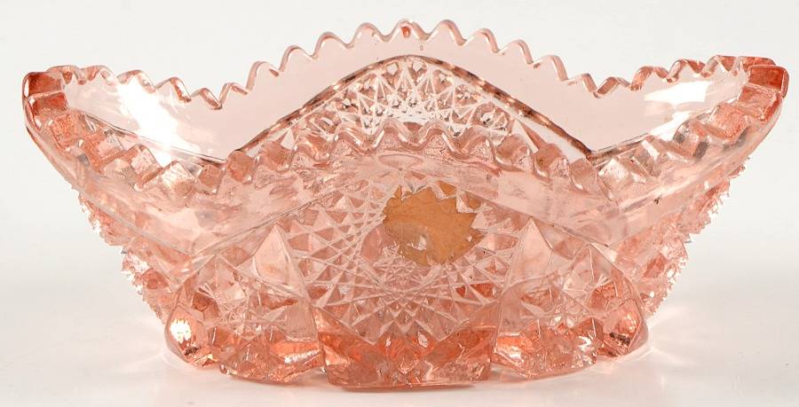 212 Pink 6" Olive Dish by Imperial Glass-Ohio-1