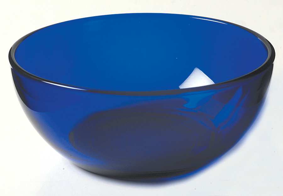 Kartio Cobalt Blue Round Bowl by Iittala-1