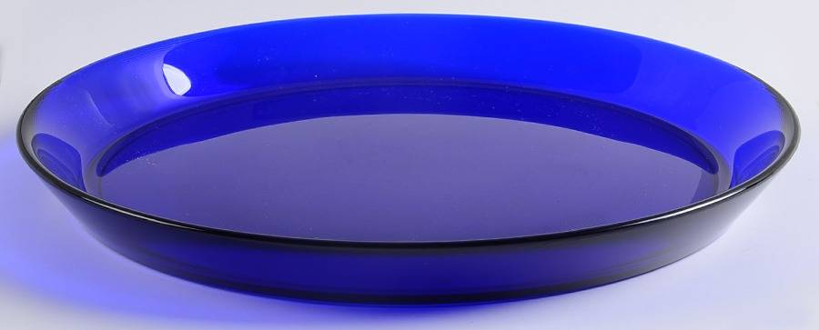 Kartio Cobalt Blue Luncheon Plate by Iittala-1