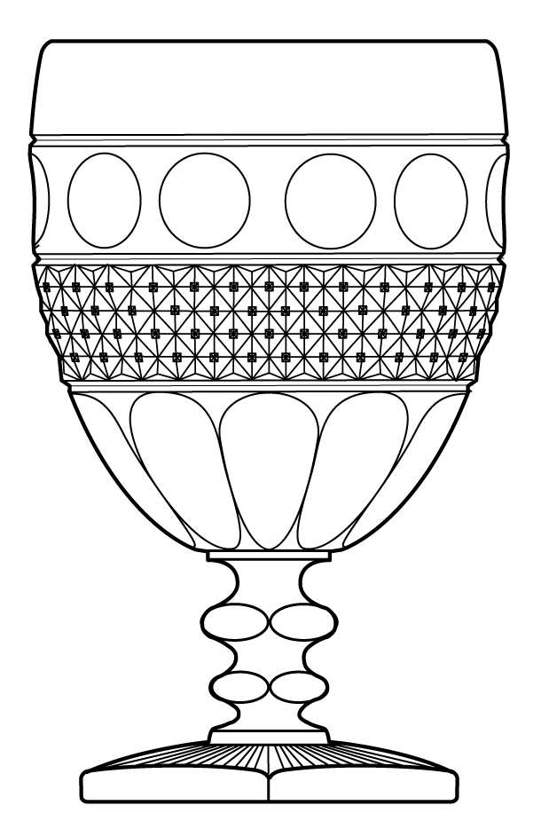 Tradition Milk Glass Water Goblet by Imperial Glass-Ohio-1