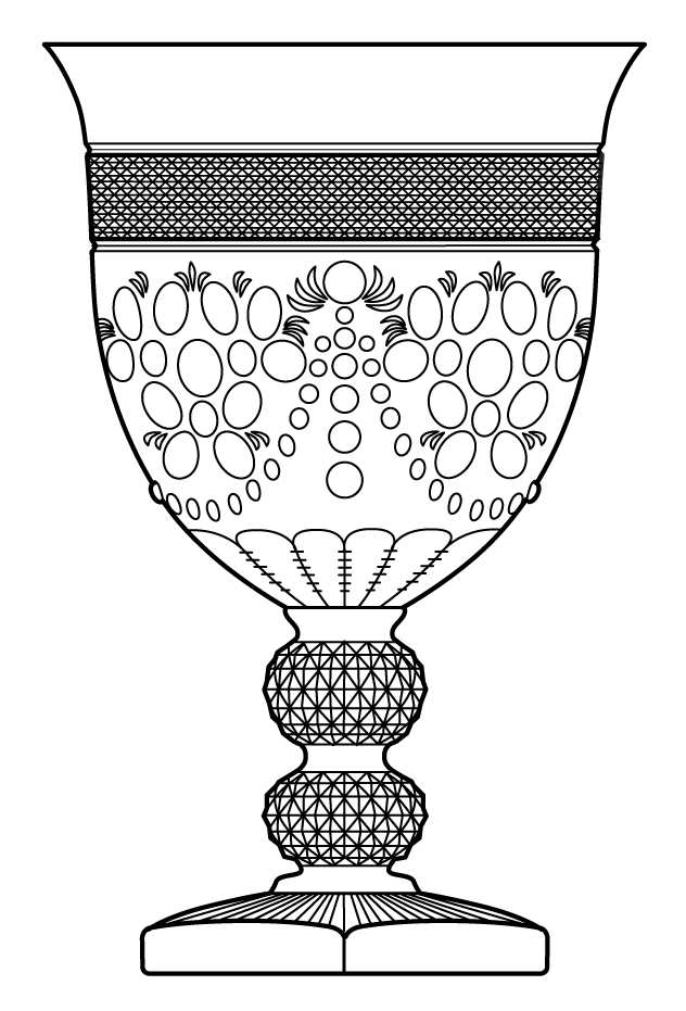 Chroma Milk Glass Water Goblet by Imperial Glass-Ohio-1