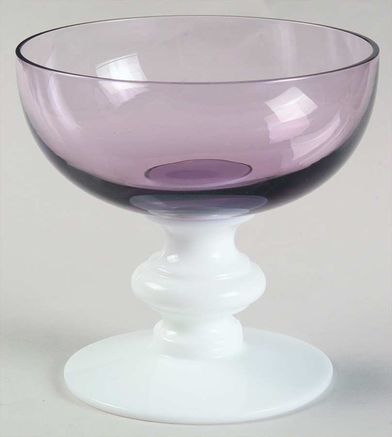 Parisian Provincial Amethyst Champagne/Tall Sherbet by Imperial Glass-Ohio-1