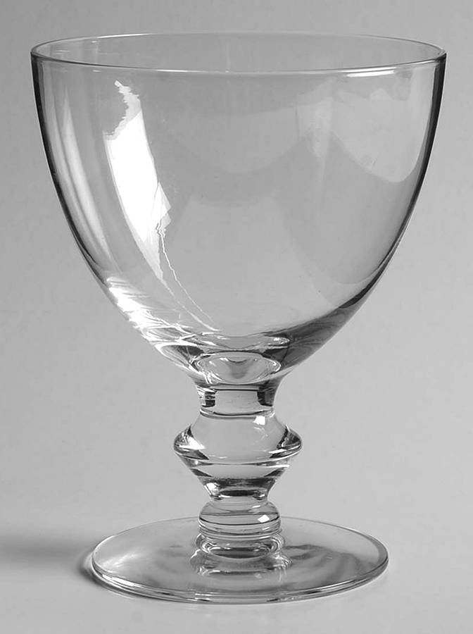 Continental Clear Water Goblet by Imperial Glass-Ohio-1