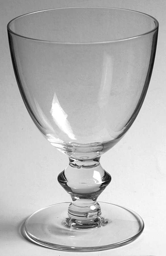 Continental Clear Water Goblet by Imperial Glass-Ohio-1