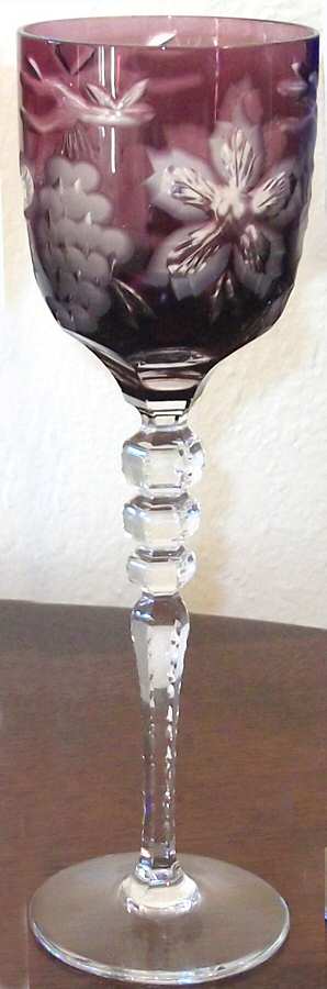 532 Amethyst Water Goblet by Imperial Crystal (Import)-1