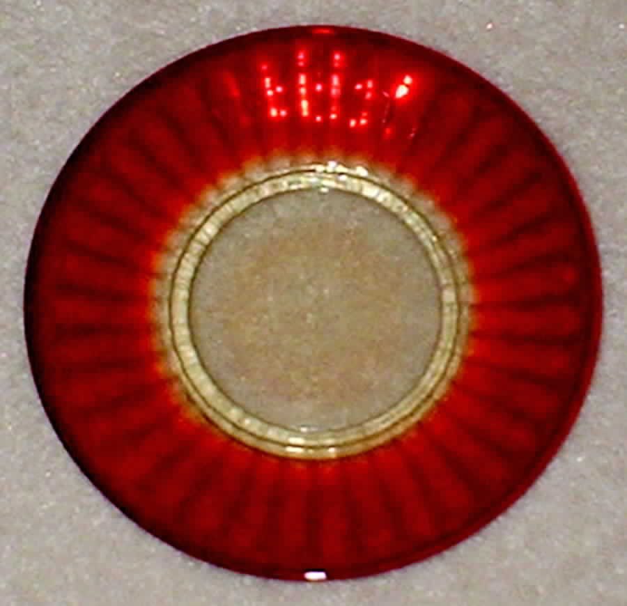 Smooth Rays Marigold Bread & Butter Plate by Imperial Glass-Ohio-1