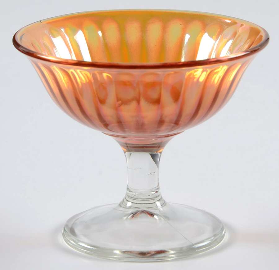 Smooth Rays Marigold Champagne/Tall Sherbet by Imperial Glass-Ohio-1