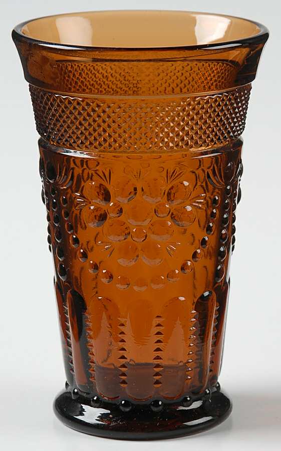 Chroma Nut Brown Flat Juice Glass by Imperial Glass-Ohio-1