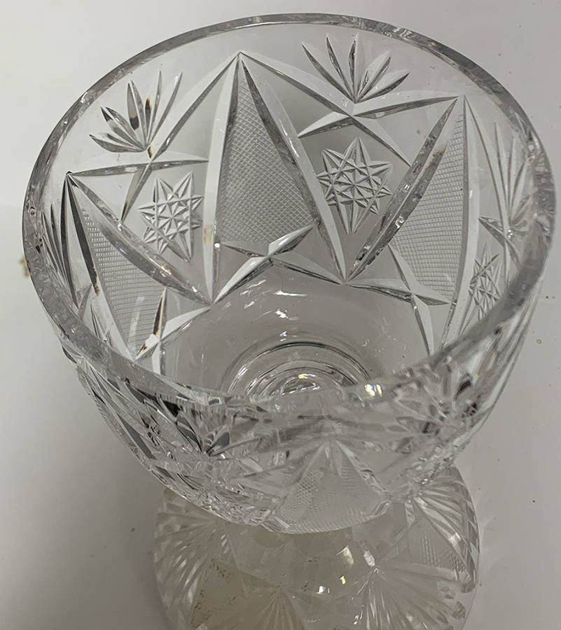 IC4 Footed Candy Dish No Lid by Imperial Crystal (Import)-1