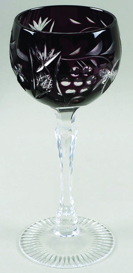 530 Amethyst Hock Wine by Imperial Crystal (Import)-1