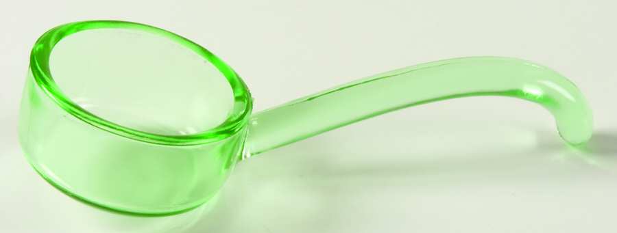 Molly Light Green Mayonnaise Ladle by Imperial Glass-Ohio-1