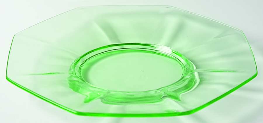 Molly Light Green Luncheon Plate by Imperial Glass-Ohio-1