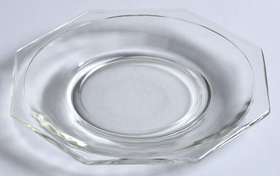 Molly Clear Saucer Only by Imperial Glass-Ohio-1